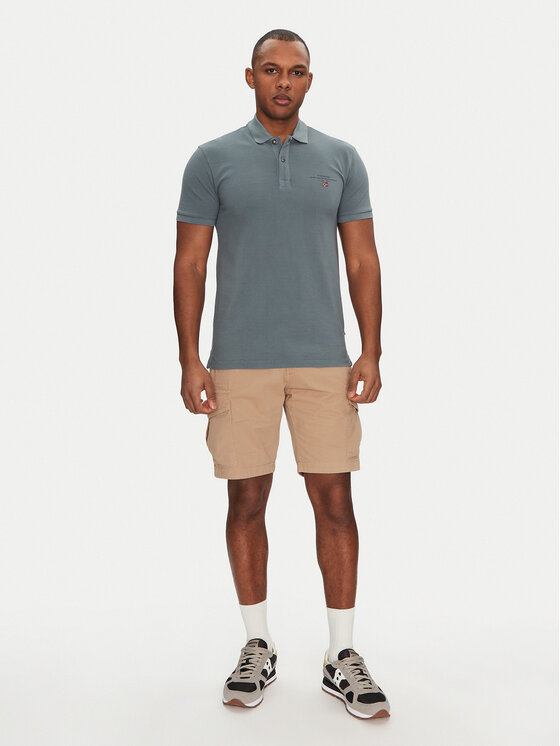 Napapijri Napapijri Polo Elbas NP0A4GDL Plava Regular Fit