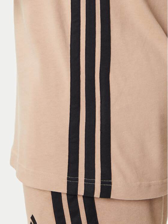 adidas adidas T-shirt Essentials 3-Stripes JX0734 Bež Regular Fit