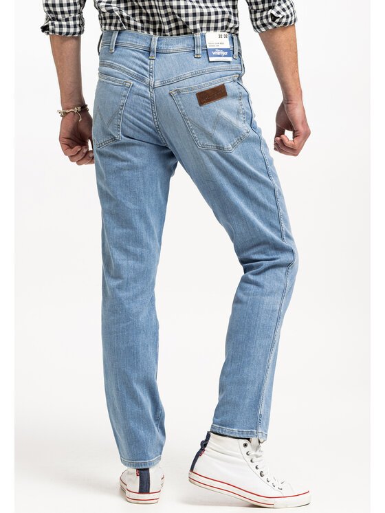 Wrangler Wrangler Jeansy TEXAS SLIM Niebieski Slim Fit