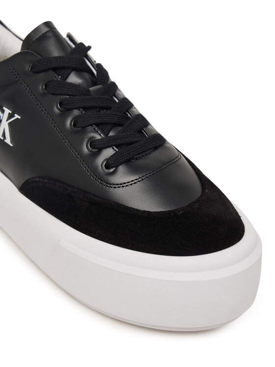 Calvin Klein Calvin Klein Сникърси Flatform Lace Up Tcap Lth-Su HW0HW03438 Черен