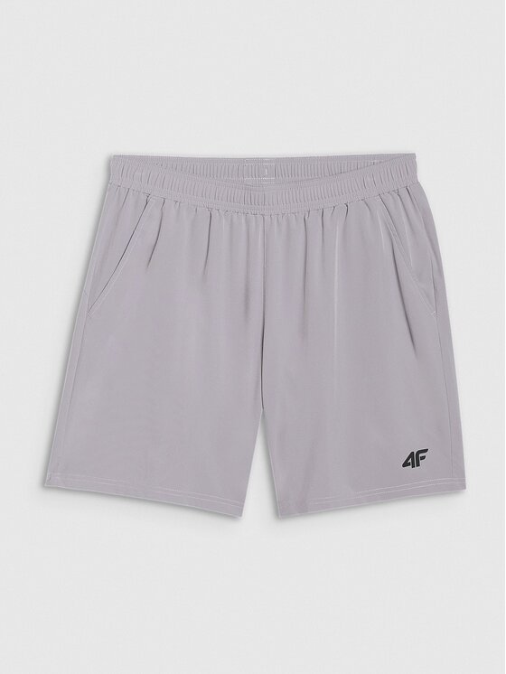 4F 4F Pantaloncini sportivi 4FWAW25TFSHM1040-25S Grigio Regular Fit