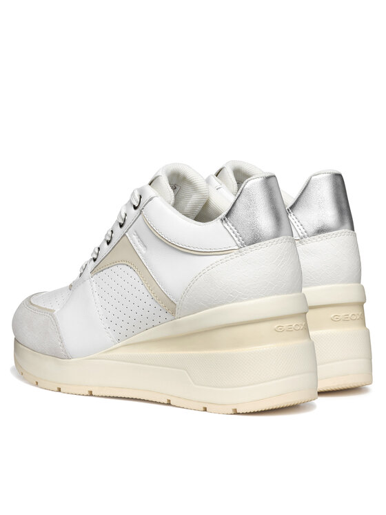 Geox Geox Sneakersy D Zosma D558LA 08522 C1352 Biały