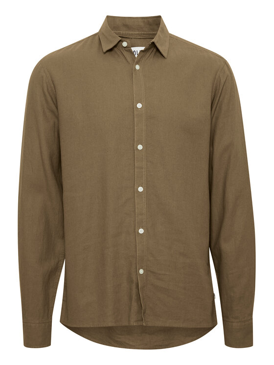 Solid Solid Krekls 21107646 Brūns Regular Fit