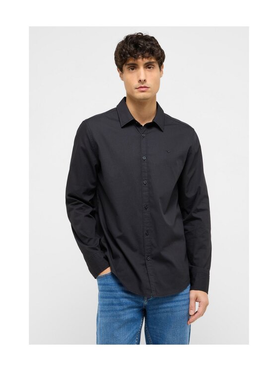 Mustang Mustang Koszula Style Canton Czarny Slim Fit