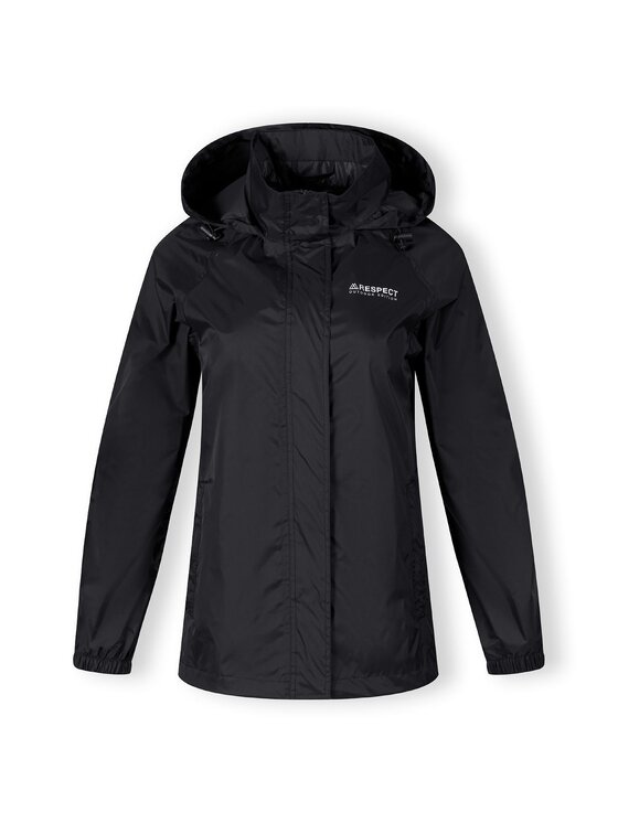 minoti minoti Kurtka przeciwdeszczowa 26LRJACKET1 Czarny Regular Fit