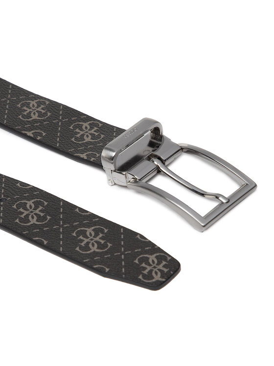 Guess Guess Чоловічий ремінь Vezzola Belts BM7541 LEA35 Чорний