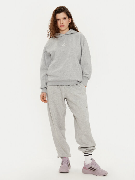 adidas adidas Bluză ALL SZN Fleece IY6760 Gri Loose Fit