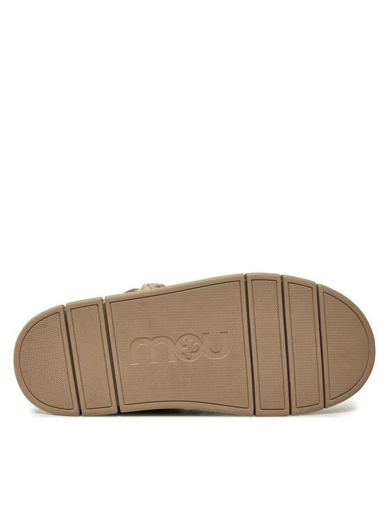 Mou Mou Śniegowce Eskimo Bounce Sneaker FW531009A Brązowy