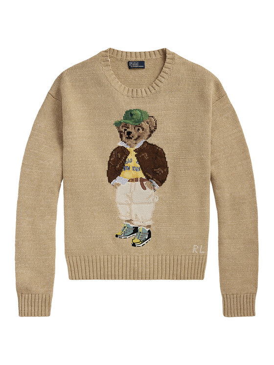 Polo Ralph Lauren Polo Ralph Lauren Džemper 211972121001 Bež Relaxed Fit