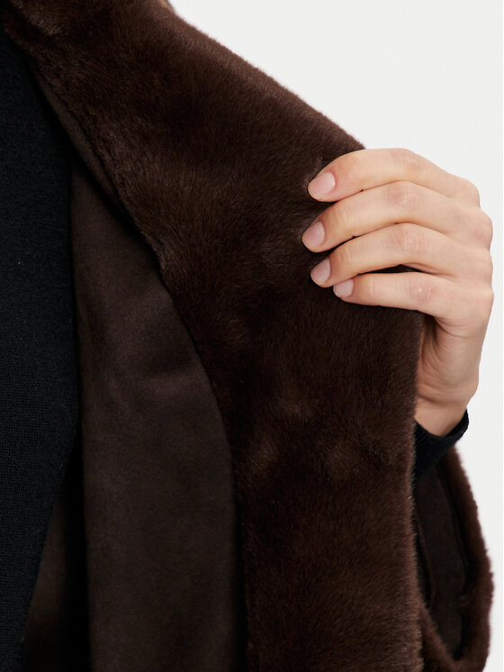 Dixie Dixie Kevad-sügis mantel K330K003A Pruun Regular Fit
