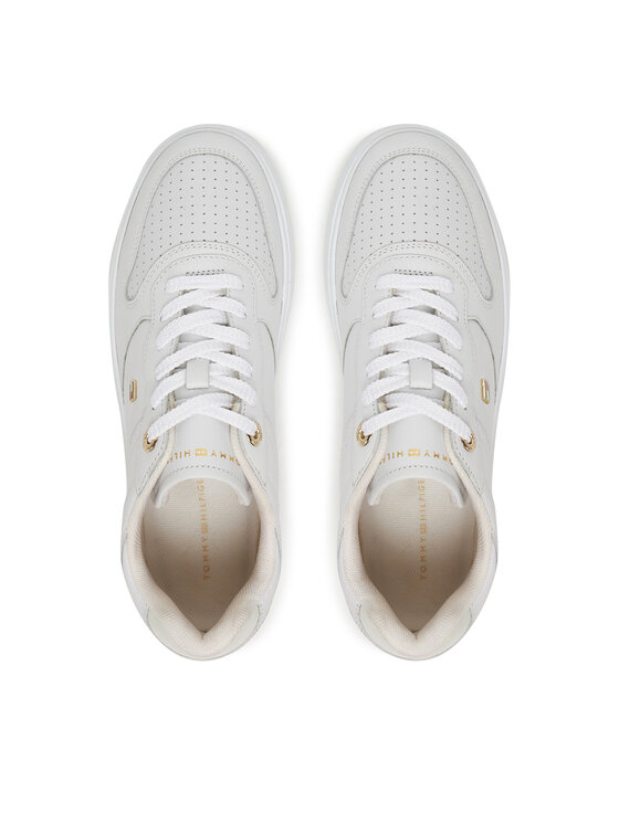 Tommy Hilfiger Tommy Hilfiger Sneakersy Sporty Cupsole FW0FW08795 Biały
