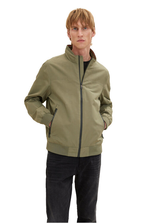Tom Tailor Tom Tailor Kurtka przejściowa 1034866 Zielony Regular Fit