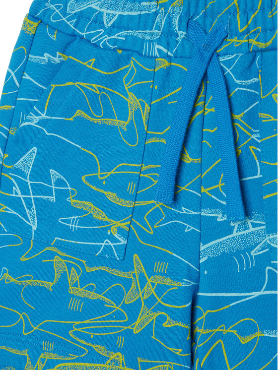 United Colors Of Benetton United Colors Of Benetton Спортивні шорти 32IEG901Y Голубий Regular Fit
