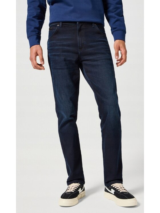 Wrangler Wrangler Jeansy Texas Slim Niebieski Slim Fit