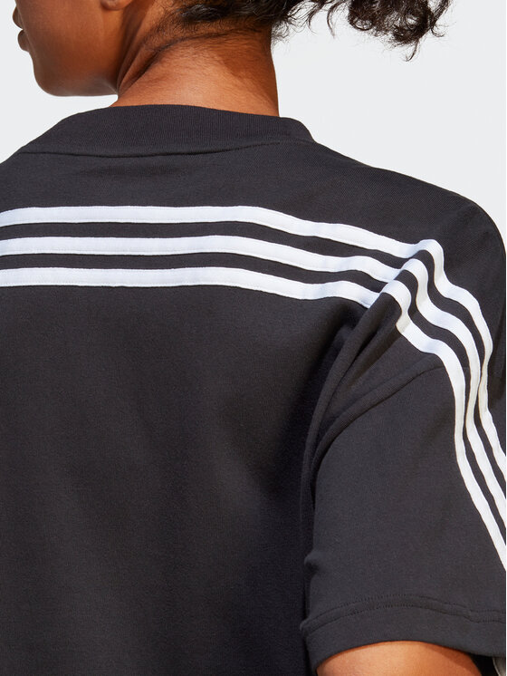 adidas adidas T-Shirt Future Icons 3-Stripes T-Shirt HT4695 Μαύρο Loose Fit