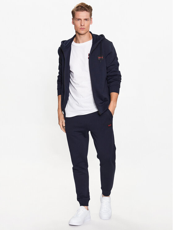 HUGO Hugo Felpa Daple212 50447972 Blu scuro Regular Fit