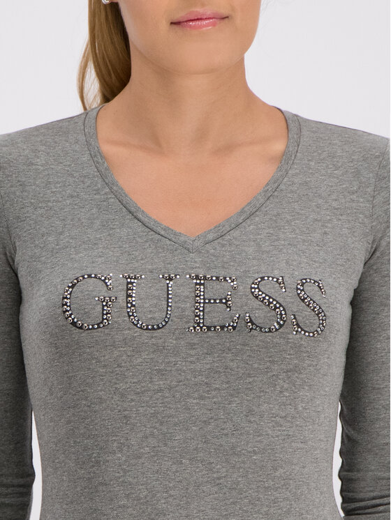 Guess Guess Chemisier W93I70 J1300 Gris Slim Fit