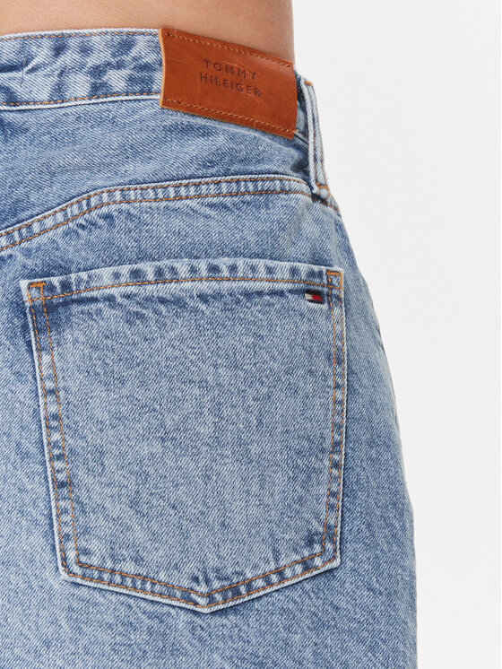 Tommy Hilfiger Tommy Hilfiger Džinsa svārki WW0WW39653 Zils Regular Fit