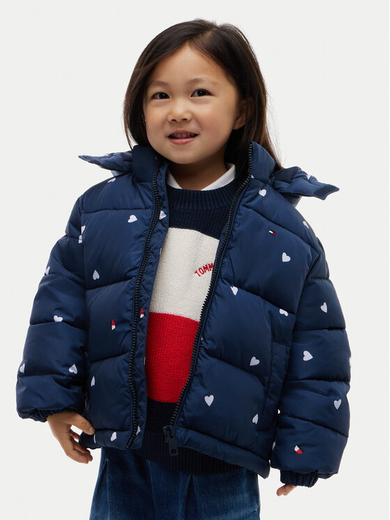 Tommy Hilfiger Tommy Hilfiger Kurtka zimowa KS0KS00811 Granatowy Regular Fit