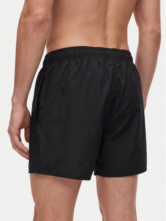 HUGO HUGO Szorty kąpielowe Tonal 50561222 Czarny Regular Fit
