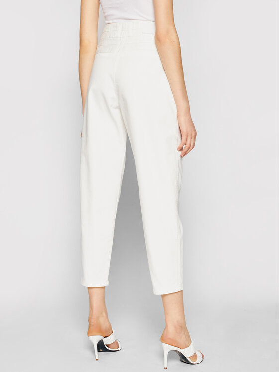Patrizia Pepe Patrizia Pepe Traperice 8J0968/A8E3-W146 Bijela Boyfriend Fit
