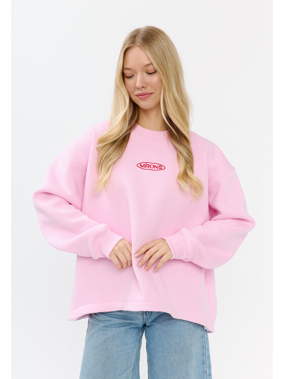 Mirons Mirons Bluza soft Różowy Oversize