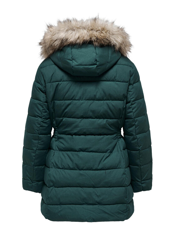 ONLY Carmakoma ONLY Carmakoma Зимова куртка 15305701 Зелений Regular Fit