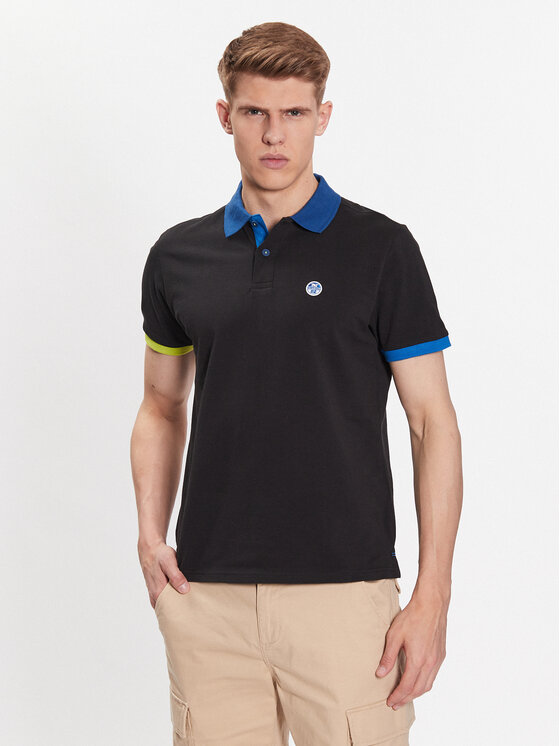 North Sails Polo 692398 Melns Regular Fit