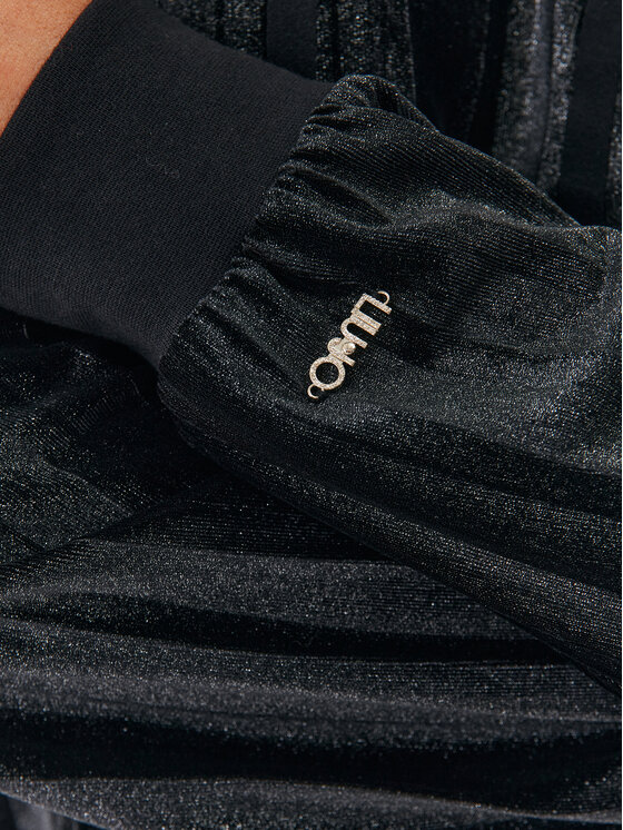 Liu Jo Sport Liu Jo Sport Majica dugih rukava TF3183 J4529 Crna Relaxed Fit