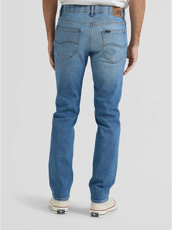 Lee Lee Jeansy RIDER Niebieski Slim Fit