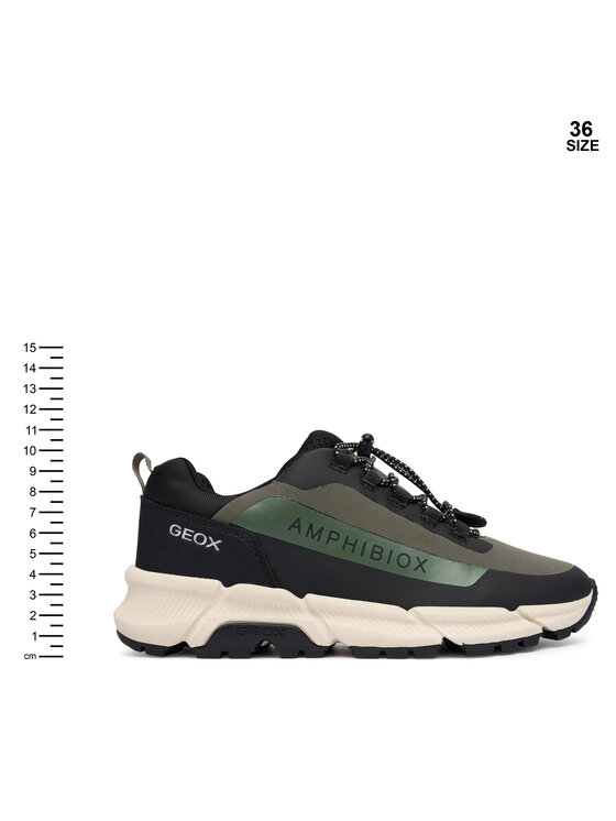 Geox Geox Sneakersy J Flexyper Plus Boy B Abx J46LCC 0FU50 C0498 S Zielony ciemny