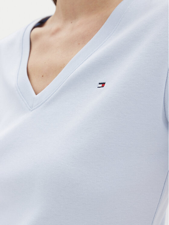 Tommy Hilfiger Tommy Hilfiger T-shirt New Cody WW0WW40584 Svijetloplava Slim Fit