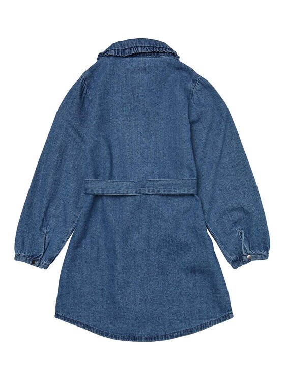 Vero Moda Girl Vero Moda Girl Džínsové šaty 10279672 Modrá Regular Fit