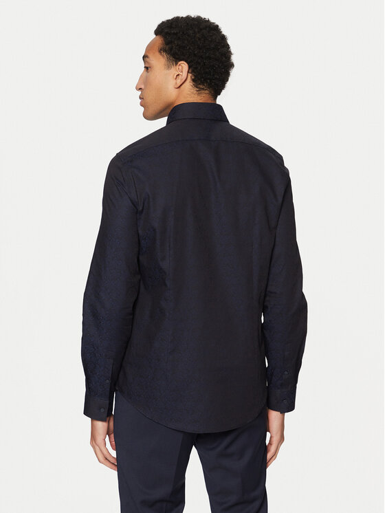 Calvin Klein Calvin Klein Koszula K10K113840 Granatowy Slim Fit
