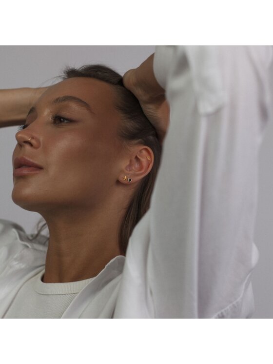 ANIA KRUK ANIA KRUK Piercing SRUKS0641Z Żółte złocenie