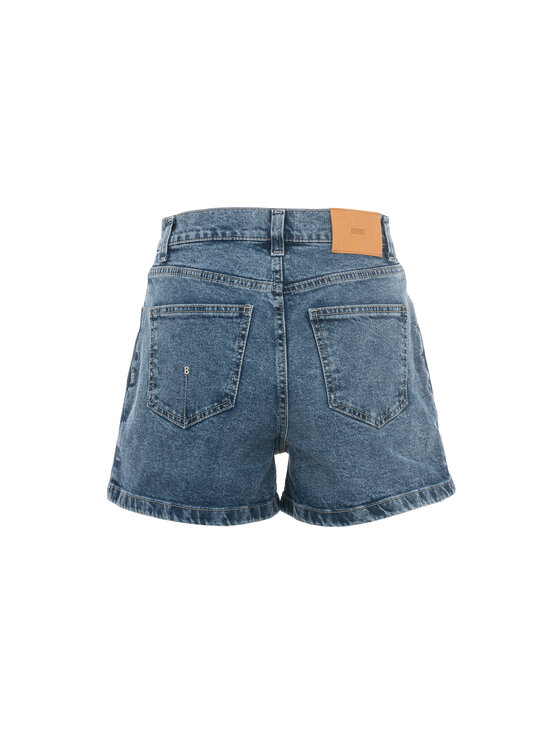 BENU BENU Szorty jeansowe SPODENKI JEANSOWE DAMSKIE Niebieski Regular Fit