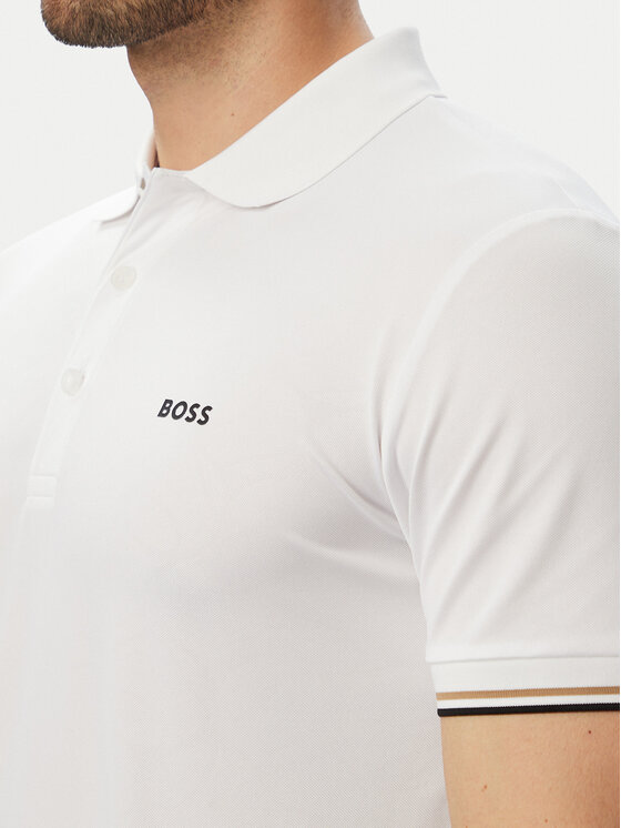 HUGO HUGO Polo Game 1 50564785 Bijela Slim Fit