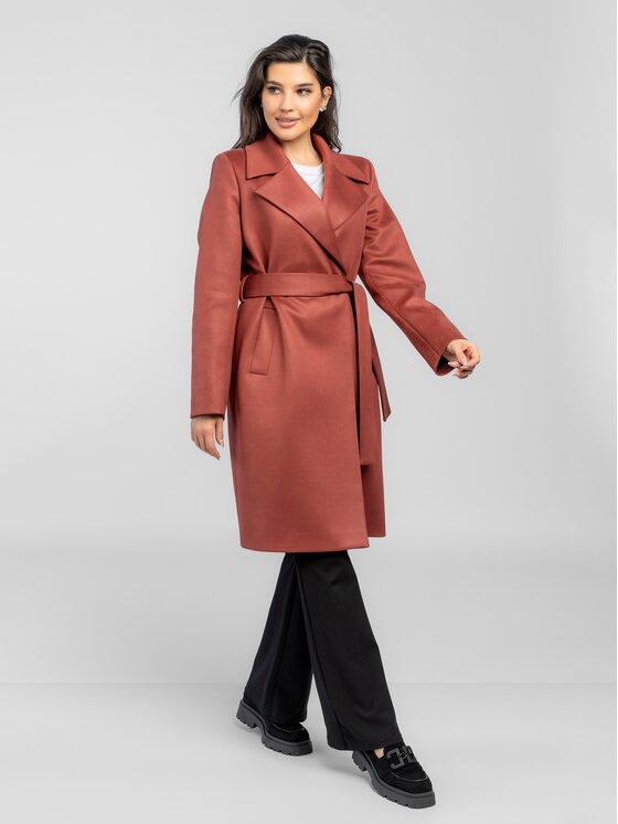 Salme Salme Trencz Veronica Czerwony Regular Fit