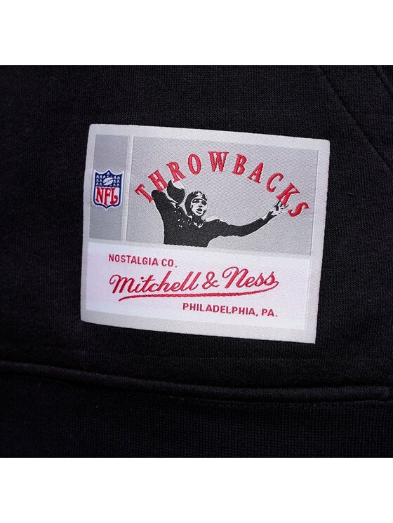 Mitchell & Ness Mitchell & Ness Felpa TEAM LOGO HOODY OAKLAND RAIDERS Nero Regular Fit