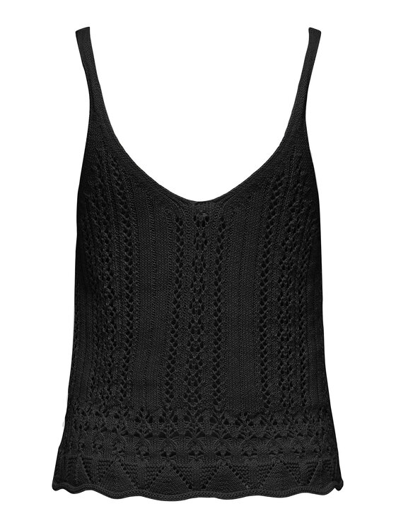 ONLY ONLY Top Lyzet 15277573 Čierna Regular Fit