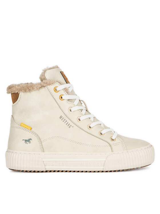 Mustang Mustang Schnürschuhe 1442-601 Écru