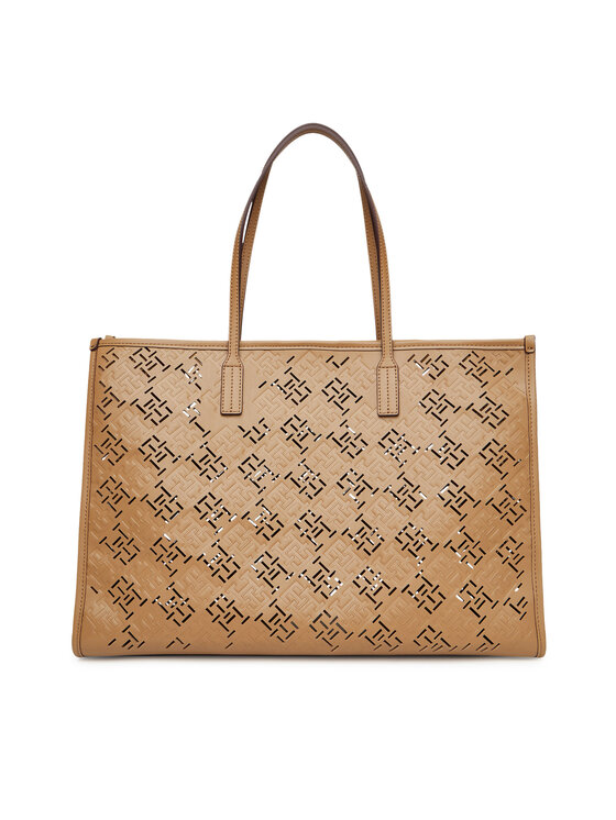 Tommy Hilfiger Tommy Hilfiger Torebka Th City AW0AW17501 Brązowy