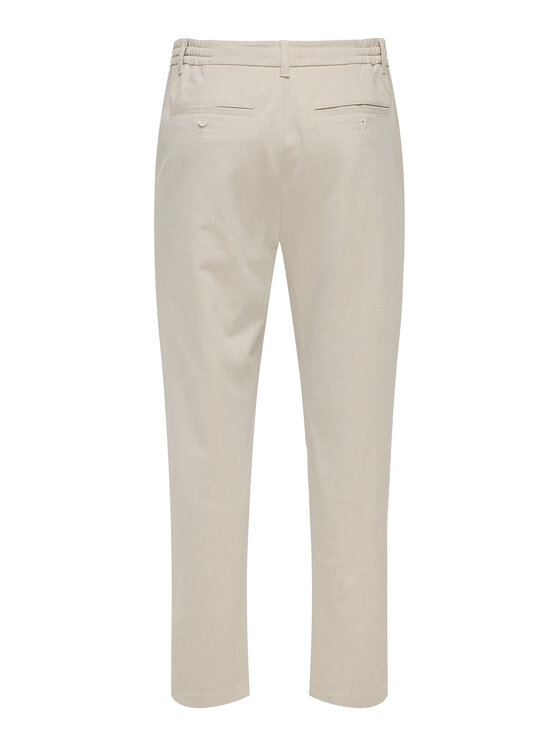 Only & Sons Only & Sons Chinosy Lou 22031615 Beżowy Tapered Fit