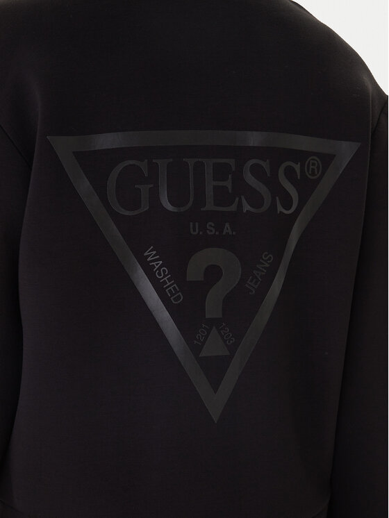 Guess Guess Bluză V3RQ11 K7UW2 Negru Regular Fit