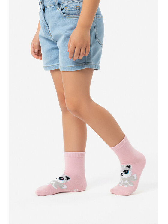 LITTLEST PET SHOP LITTLEST PET SHOP Къси чорапи CEO-ACCCS-AW25-327LPS(3-APCK) Розов