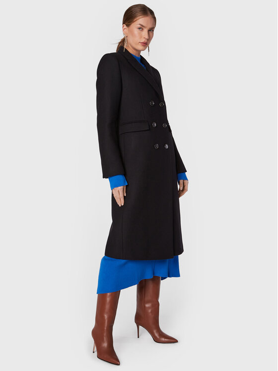 Cappotto di lana Celina IO1122F1013 Nero Regular