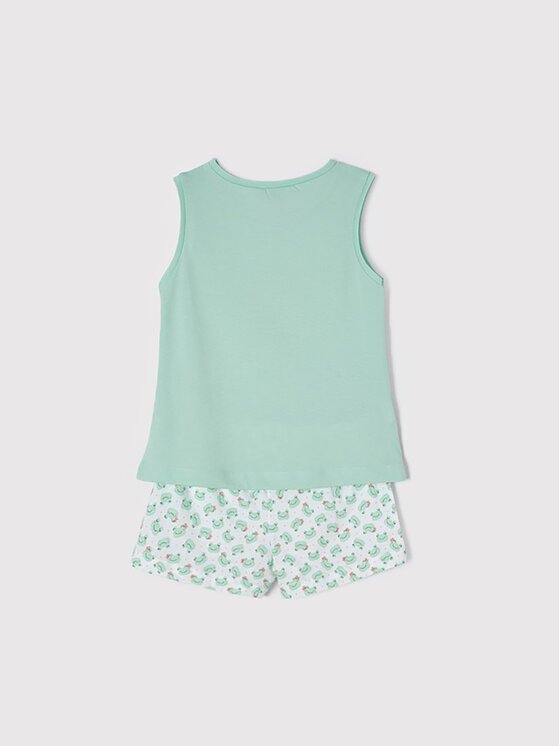 Completo top e pantaloncini 3749 Multicolore