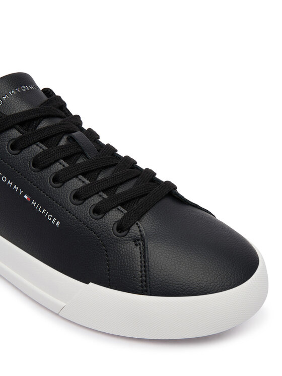 Tommy Hilfiger Tommy Hilfiger Αθλητικά Th Court Core Lth Mix Collar FM0FM05970 Μαύρο