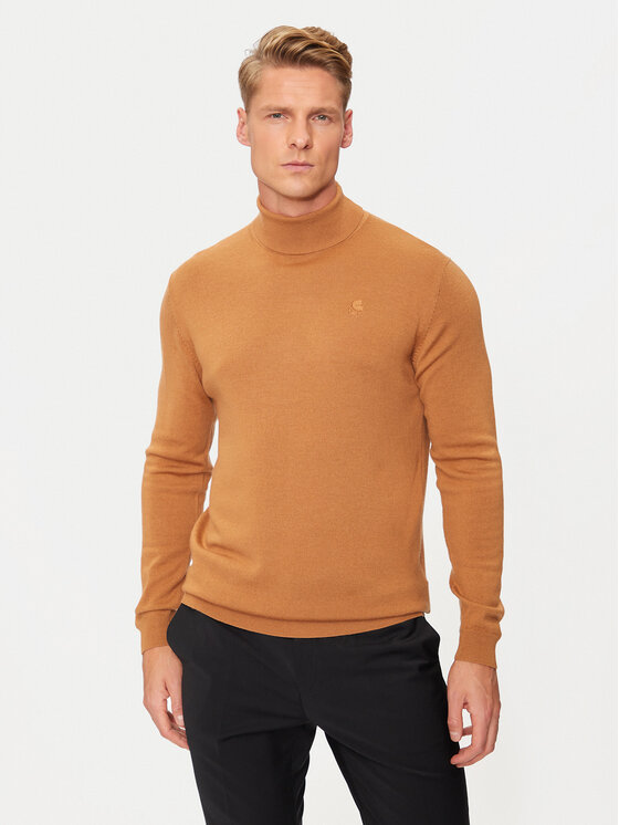 KARL LAGERFELD KARL LAGERFELD Dolčevita 655058 544399 Smeđa Regular Fit