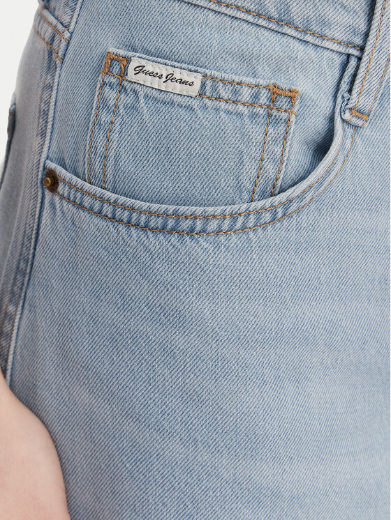 Guess Jeans Guess Jeans Fustă de blugi W6GD52 D7902 Albastru Regular Fit